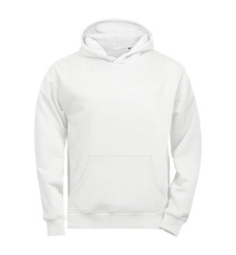 Junior UNLABELED Hooded Sweatshirt, white