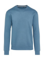 Signature Tagless Crew Neck Sweatshirt Unisex, Steel Blue