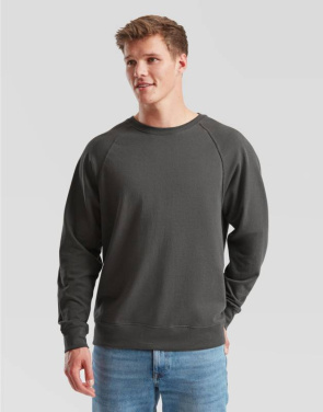 Lightweight Raglan Sweat, Light Graphite – Fruit of the Loom (3)