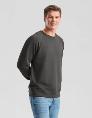 Lightweight Raglan Sweat, deep navy – Fruit of the Loom (4)