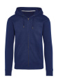 Signature Tagless Hooded Full Zip Unisex, navy
