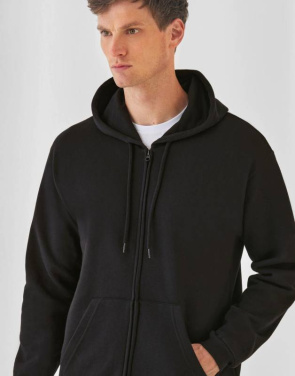 ID.205 50/50 Hooded Full Zip Sweat Unisex, heather grey – B&C (2)