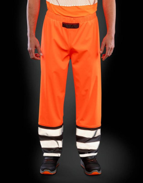 Heavy Duty Prism Pu Safe/Dry Trouser, Fluorescent Orange/Black – Result Recycled (2)