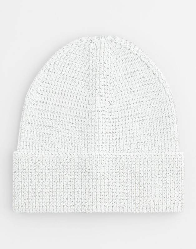 Streetlite Reflective Beanie, white – Beechfield (1)