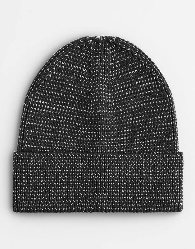 Streetlite Reflective Beanie, black – Beechfield (1)