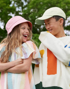 Junior Low Profile 6 Panel Dad Cap, Peach – Beechfield (3)