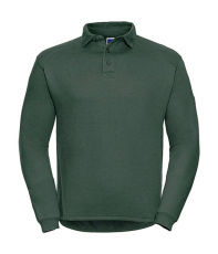 Heavy Duty Collar Sweatshirt, bottle green