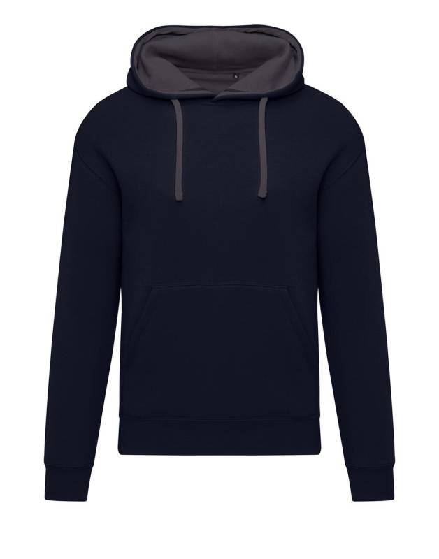Originals Contrast Hooded Sweat Men, Dark Black/Grey – SG Originals (1)