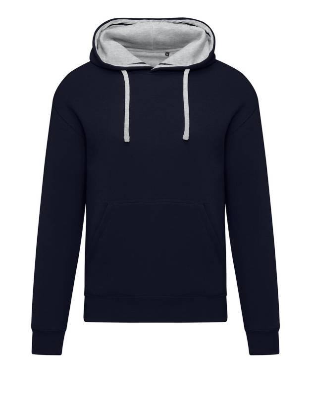 Originals Contrast Hooded Sweat Men, Dark Black/Light Oxford – SG Originals