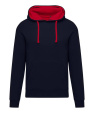 Originals Contrast Hooded Sweat Men, Dark Black/Red