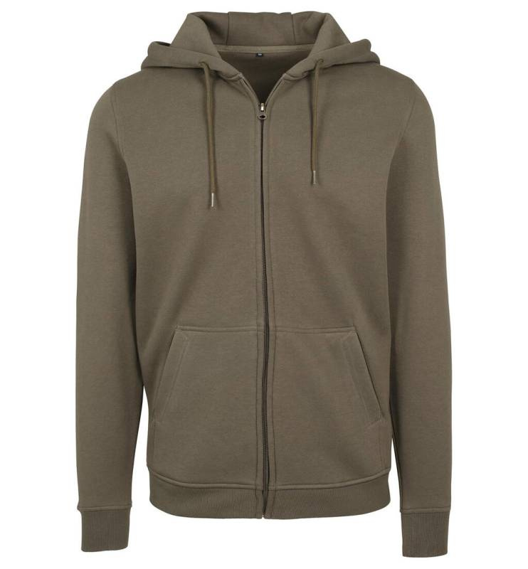 Heavy Zip Hoody, olive – Build Your Brand (1)