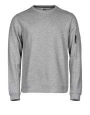 Athletic Crew Neck Sweat, heather grey