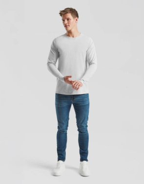 Iconic 195 Ringspun Premium Long Sleeve T, white – Fruit of the Loom (4)
