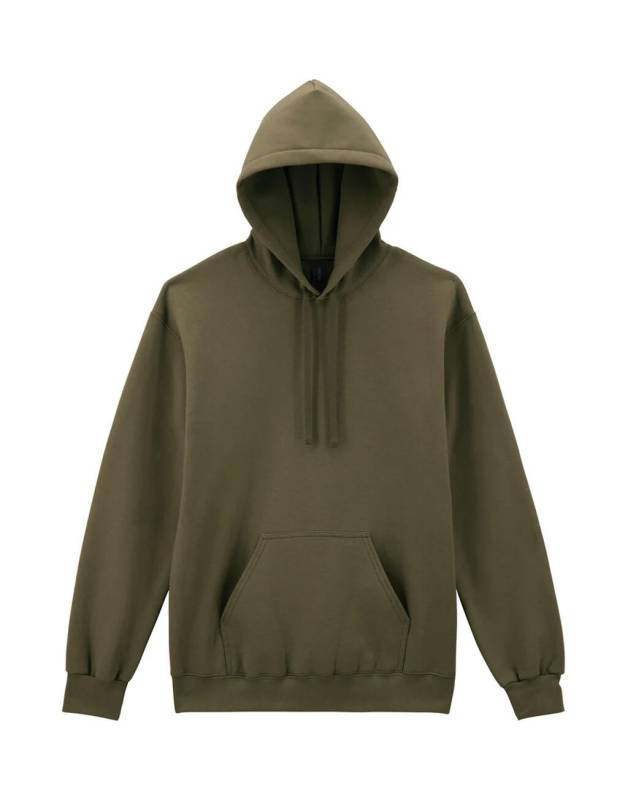 Hammer Maxweight Adult Hooded Sweatshirt, olive – Gildan (1)