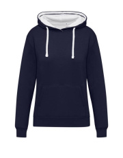 Originals Contrast Hooded Sweat Women, Navy/Snowwhite