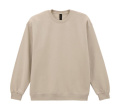 Softstyle Midweight Fleece Adult Crewneck, sand