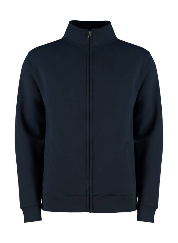 Regular Fit Zipped Sweatshirt, navy – Kustom Kit (1)