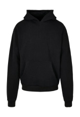 Ultra Heavy Cotton Box Hoody, black