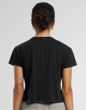 Ladies Vintage Cropped Tee, black – Build Your Brand (3)