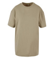 Ladies Oversized Boyfriend Tee, Pale Olive