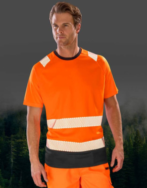 Recycled Safety T-Shirt, Fluorescent Orange – Result Recycled (2)