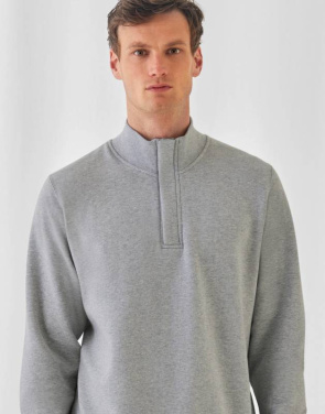ID.004 Cotton Rich 1/4 Zip Sweat, black – B&C (2)