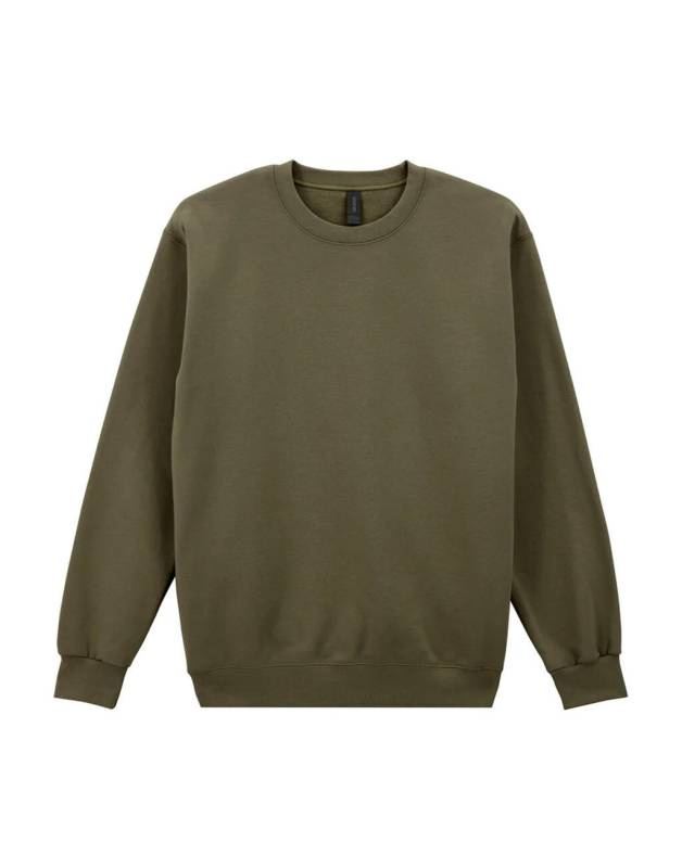 Hammer Maxweight Adult Crewneck Sweatshirt, olive – Gildan (1)