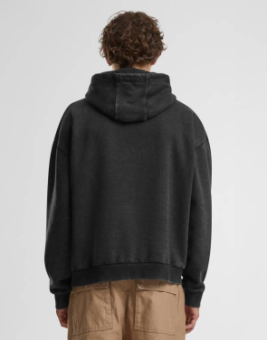 Vintage Heavy Hoody, black – Build Your Brand (3)