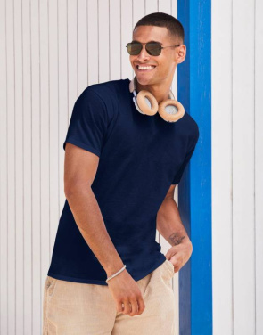 Heavy Cotton T, navy – Fruit of the Loom (3)
