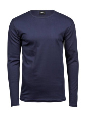 Mens LS Interlock T-Shirt, navy