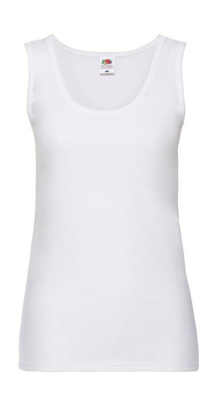 Ladies Valueweight Vest, white – Fruit of the Loom (1)