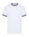 Ringer T, white/navy