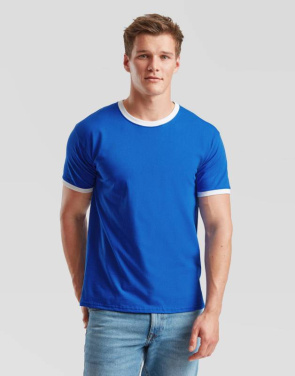 Ringer T, red/white – Fruit of the Loom (2)