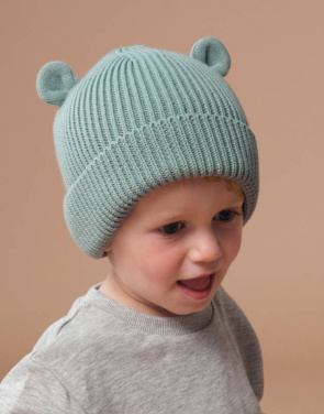 Organic Baby Bear Beanie, Cloud Grey – Beechfield (4)