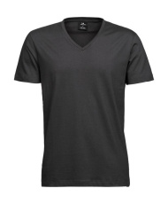 Men's Fashion V-Neck Sof Tee, dark grey