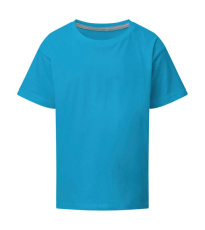Signature Tagless Tee Kids, Turquoise