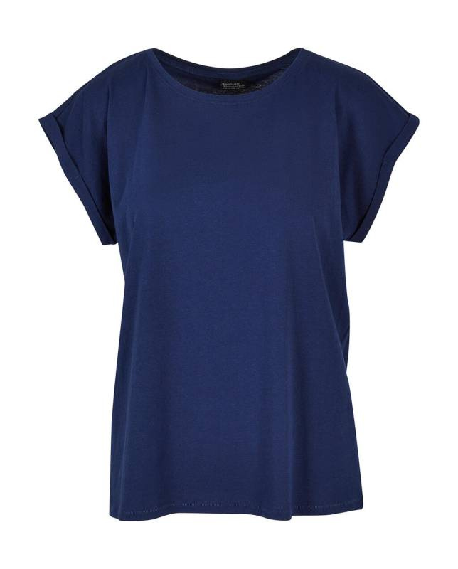 Ladies Extended Shoulder Tee, light navy – Build Your Brand (1)