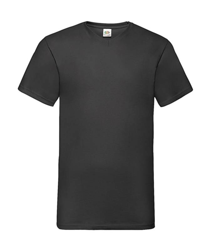 Valueweight V-Neck-Tee, black – Fruit of the Loom (1)