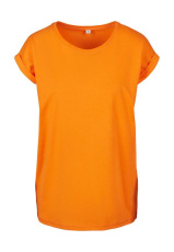 Ladies Extended Shoulder Tee, Paradise Orange