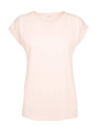Ladies Extended Shoulder Tee, Pink