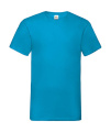 Valueweight V-Neck-Tee, Azure Blue