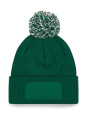 Snowstar® Patch Beanie, bottle green/off white