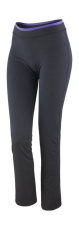 Women's Fitness Trousers, Black/Lavender