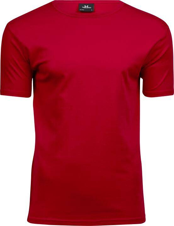 Mens Interlock T-Shirt, red – Tee Jays (1)