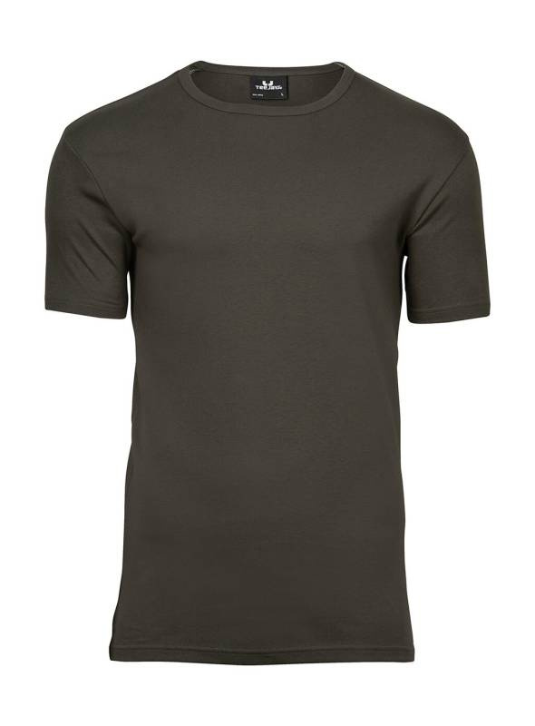 Mens Interlock T-Shirt, Dark Olive – Tee Jays (1)