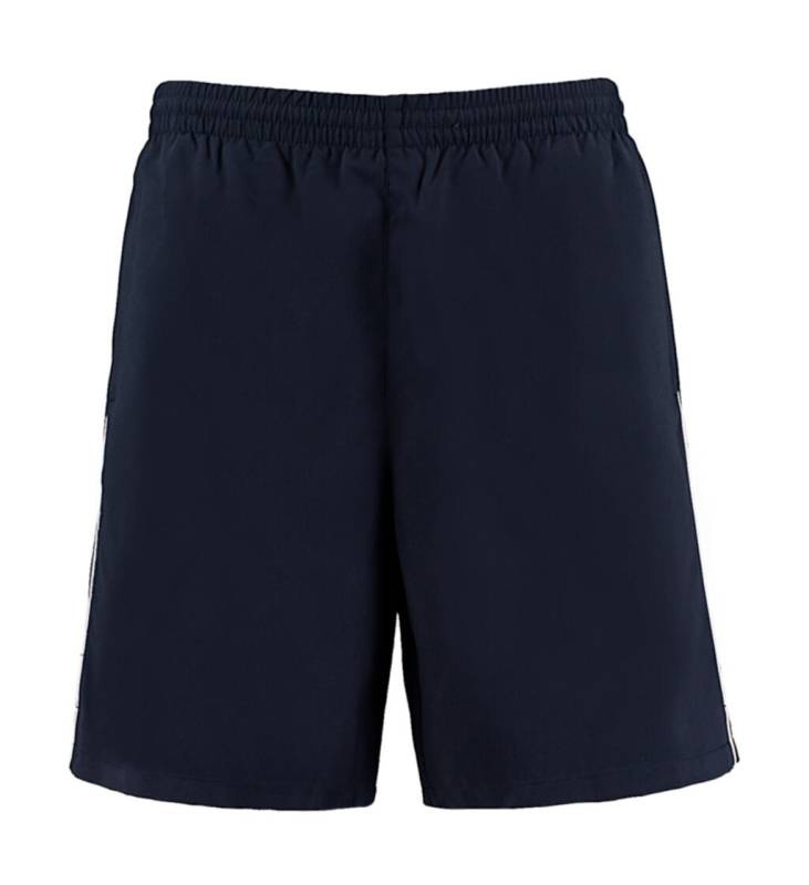 Classic Fit Track Short, navy/white – Kustom Kit (1)