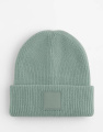 Kids Deep Cuffed Tonal Patch Beanie, Dusty Green