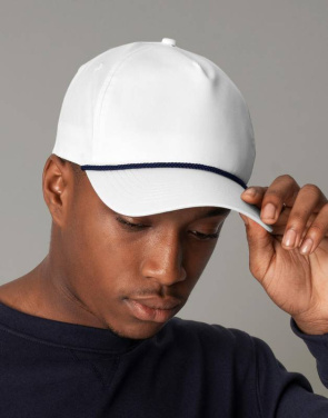 Rope Detail Golf Cap, light grey/white – Beechfield (4)