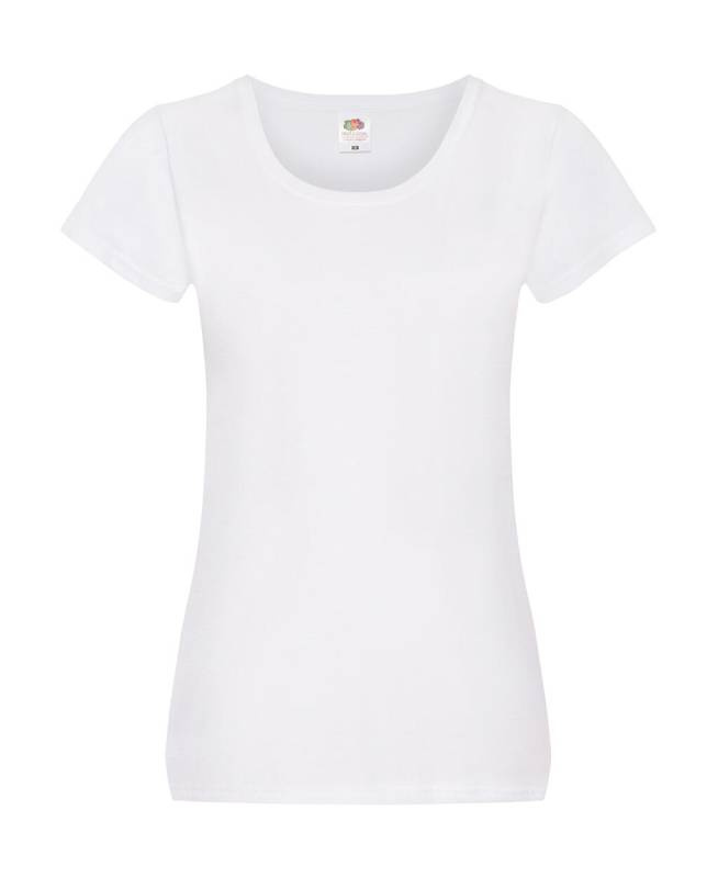 Ladies Original T, white – Fruit of the Loom (1)