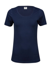Ladies Stretch Tee, navy